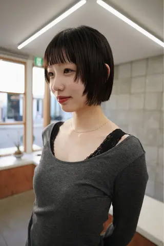 ショート カラー ブリーチ/似合わせ Kaito🦕/栄のヘアスタイル