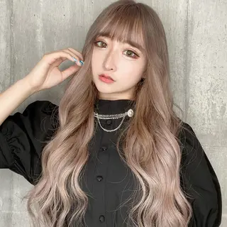 ロング カラー SHURI❤️‍🔥 中/韓mix ♡のヘアスタイル