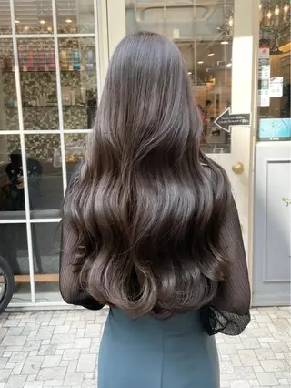 ロング カラー 横浜/レイヤーカット /韓国ヘア/佐藤記正のヘアスタイル