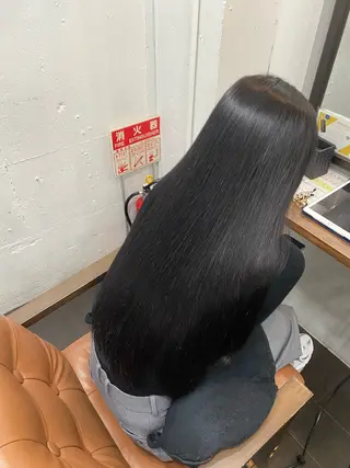 ロング 🍒ᩚ名駅/艶髪 縮毛矯正/あゆ🍒ᩚのヘアスタイル