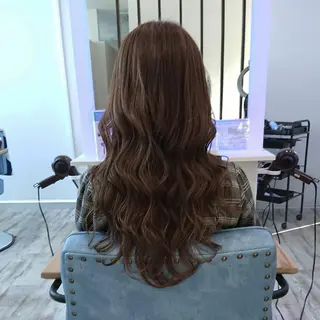ロング カラー ヘアアレンジ 小林 伸行のヘアスタイル