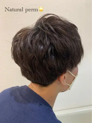 パーマ 副店長 星野 梨南葉のヘアスタイル