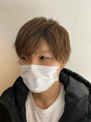 ミディアム メンズ 柳澤 和也のヘアスタイル