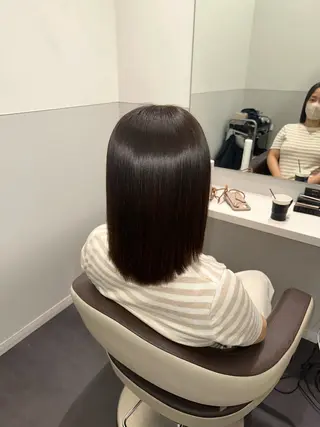 ミディアム Wisteria所属・美髪特化✨ 伊織✨縮毛矯正✨のヘアスタイル