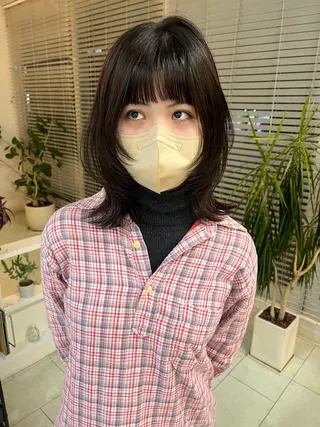 ミディアム kchiara所属・yura /レイヤーカットのヘアスタイル