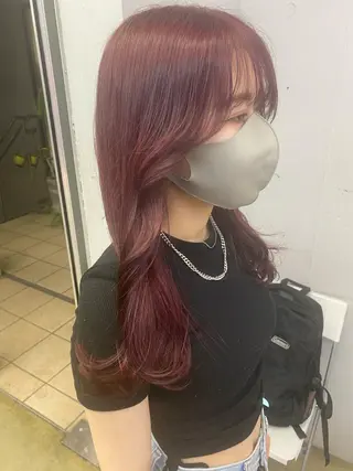 ロング カラー 💗💗韓国レイヤー yu-ki💗💗のヘアスタイル