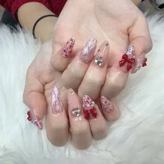 ネイル 🎀 Lemode ワンホンネイル🎀のネイルデザイン