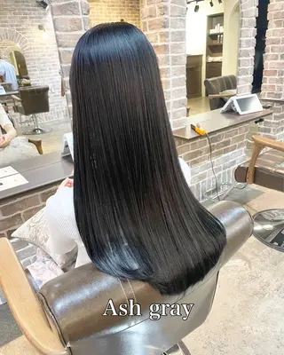 ロング カラー ACROあべの店所属・艶カラー/インナー /グラデ/大西小百合のヘアスタイル