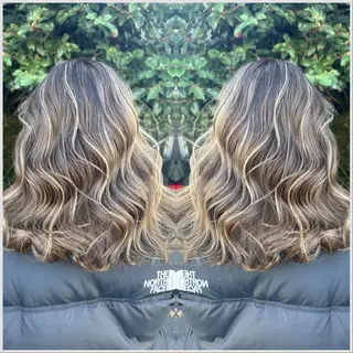 ロング カラー Dimo＆所属・ハイライトカラー /ダイスケのヘアスタイル