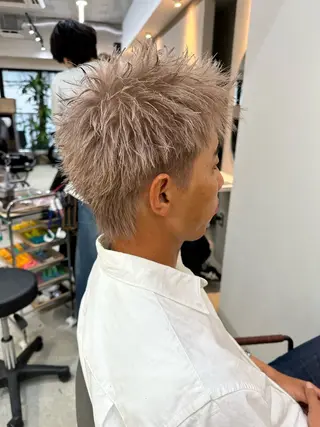 ショート カラー メンズ 木下 健心のヘアスタイル