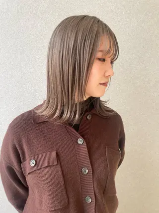 ミディアム カラー 薬院浄水通/ショート /ボブ/rukaのヘアスタイル