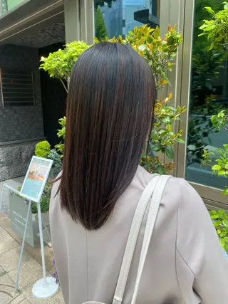 セミロング 伊藤 優花のヘアスタイル