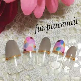 ショート ミディアム セミロング ロング カラー パーマ ヘアアレンジ メンズ キッズ ネイル まつエク nail salon＆school felice所属・フェリーチェ瑞江店 新山のネイルデザイン