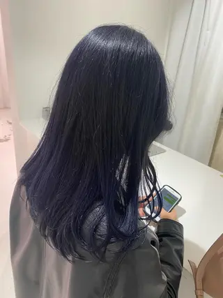 セミロング カラー VANCY所属・uchida daikiのヘアスタイル