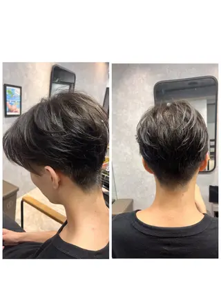 ショート メンズ 松本 悠吾のヘアスタイル