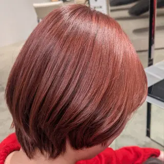 カラー 縮毛矯正💕艶カラー 金川萌萌のヘアスタイル