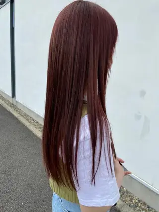 ロング カラー 透明感ツヤカラー コトノ🫧のヘアスタイル