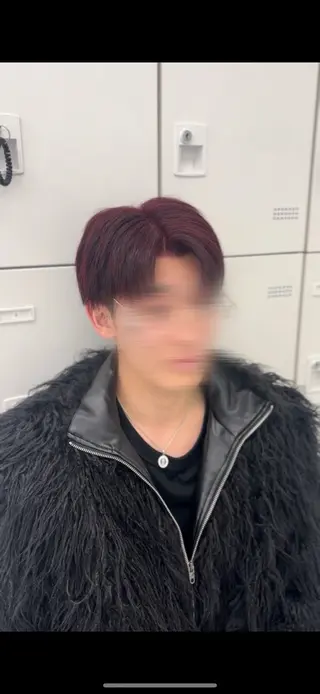 カラー メンズ 海外風・大人暗髪メン ズカットHIMENAのヘアスタイル