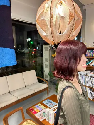 カラー 藤原 あかりのヘアスタイル