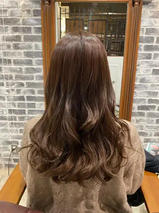 ロング カラー 顔周りカット/透明感 カラー/rioのヘアスタイル