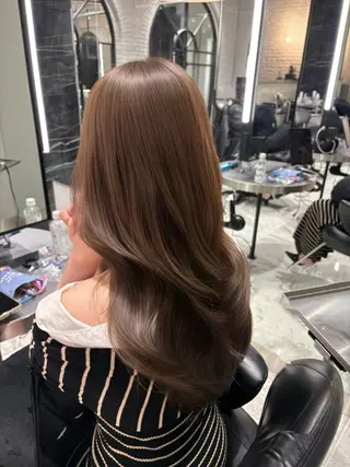 ロング カラー 韓国ヘア🎀艶髪 RISAのヘアスタイル