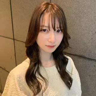 ロング カラー SALOWIN    銀座RAY 2所属・yamashika honokaのヘアスタイル