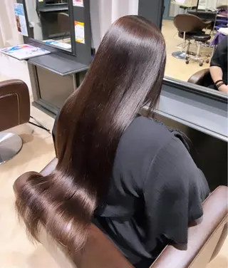 ロング まとまるツヤ髪カット ┆たんげ なるみのヘアスタイル