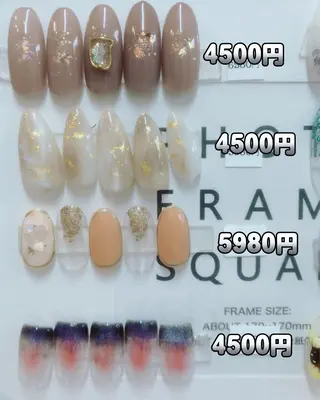 ネイル トータルビューティー CQのネイルデザイン