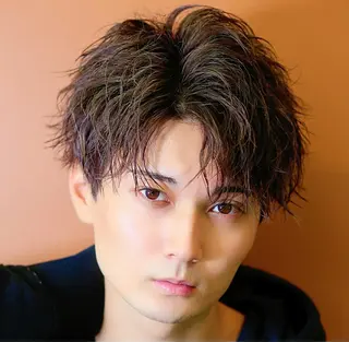 カラー パーマ メンズ トレンドパーマ‼️ NAOKI💥のヘアスタイル