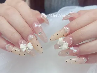 ネイル HANA 長さだしのネイルデザイン