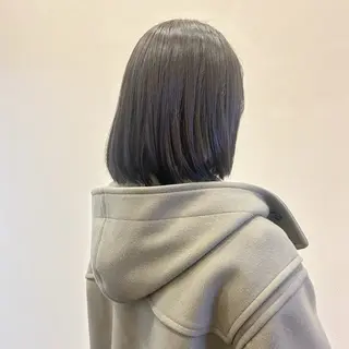 ミディアム カラー くわこ ひなたのヘアスタイル