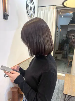 ミディアム Belle 並木通り店所属・rena/ パーマ/カラーのヘアスタイル