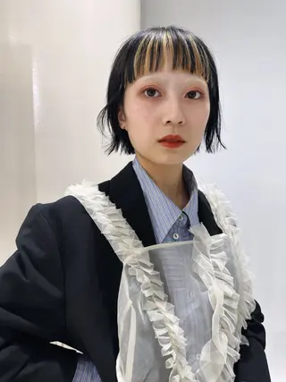 ミディアム 原 瑞希のヘアスタイル
