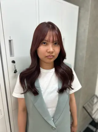 ロング カラー 梅田／髪質改善カラー caho💙のヘアスタイル