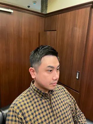 メンズ 横尾 太尊ビジネススタイルのヘアスタイル