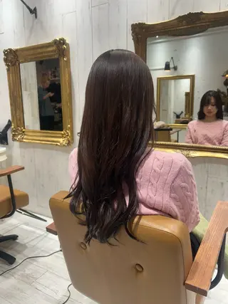 ロング カラー re view 日和のヘアスタイル