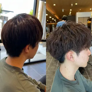 パーマ メンズ ツヤ髪の匠/髪質改善 山本晃太のヘアスタイル