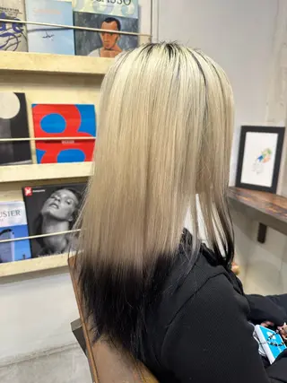 ロング レイヤーカット/ハイ トーン✂︎ゆーぴ✂︎のヘアスタイル