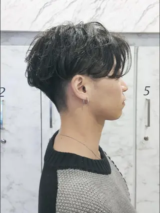 ミディアム メンズ 菅原流星🌟カット/ メンズ/メンズパーマのヘアスタイル