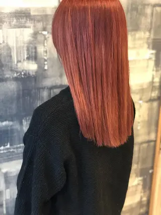 セミロング カラー hair  design  ALBERO所属・日高 香織のヘアスタイル