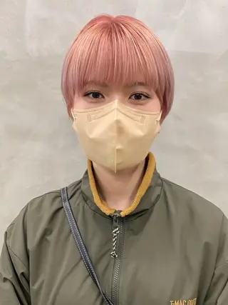 ショート カラー yiye 青山所属・無料カットモデル募集 🌱ひょうがのヘアスタイル