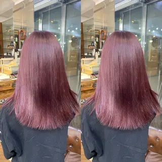 ミディアム カラー ☻モエカ/ハイトーン アレンジ☻のヘアスタイル