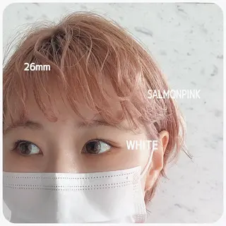 ショート カラー teddy所属・韓国レイヤー//ブラ ウンカラー🐼メイのヘアスタイル