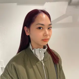 ロング カラー nameless miichiのヘアスタイル