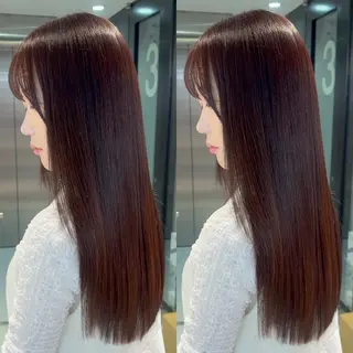 ロング 新宿No.1艶髪矯正 美艶カラー/FUKAのヘアスタイル