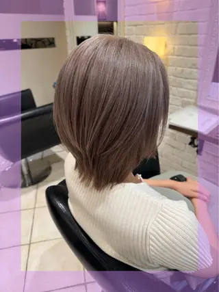 ミディアム カラー ヘアアレンジ 🦄ブリーチ💜エク ステ💜MIU🦄のヘアスタイル