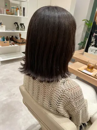 ミディアム カラー 桑原 りゆのヘアスタイル