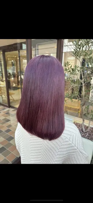 セミロング カラー 🌼MANA🌼 EARTH新潟青山店のヘアスタイル