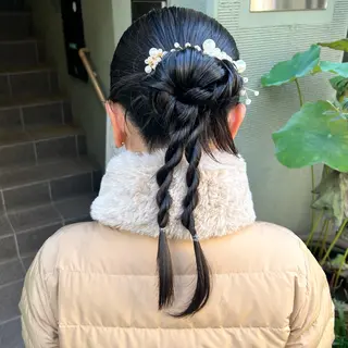 セミロング ヘアアレンジ KIHO ｜Bond 三軒茶屋のヘアスタイル