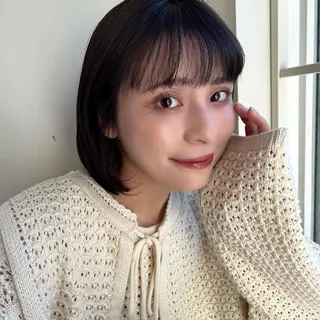 ミディアム カラー 🎧パーソナルケア/ 透明感カラー/ミユのヘアスタイル